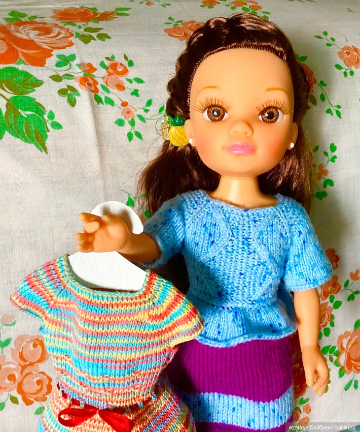 Нэнси в радужном платье — Одежда и обувь для кукол своими руками: фото (фото 6)