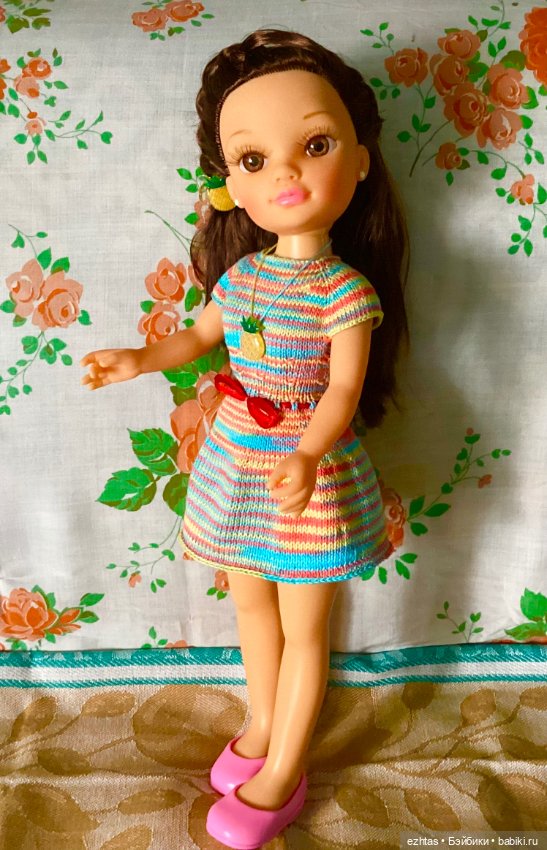 Нэнси в радужном платье — Одежда и обувь для кукол своими руками: фото
