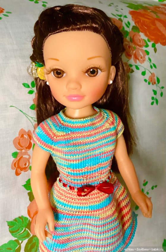 Нэнси в радужном платье — Одежда и обувь для кукол своими руками: фото (фото 8)