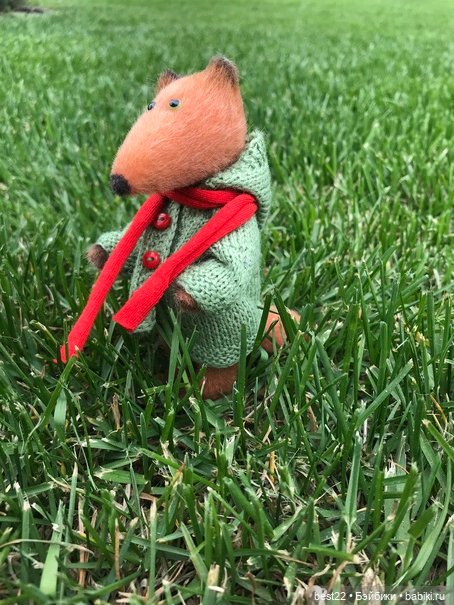 Прогулка лисенка Луки от Ирины Бабайки