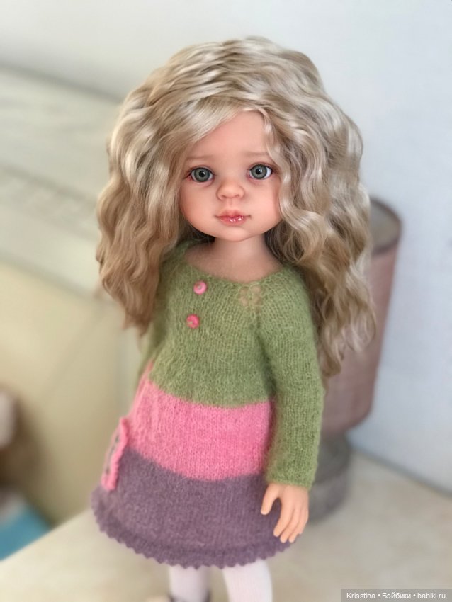 Девочка-весна !🌸 — ООАК Paola Reina (Паола Рейна) и испанских кукол: перерисовка (фото 3)