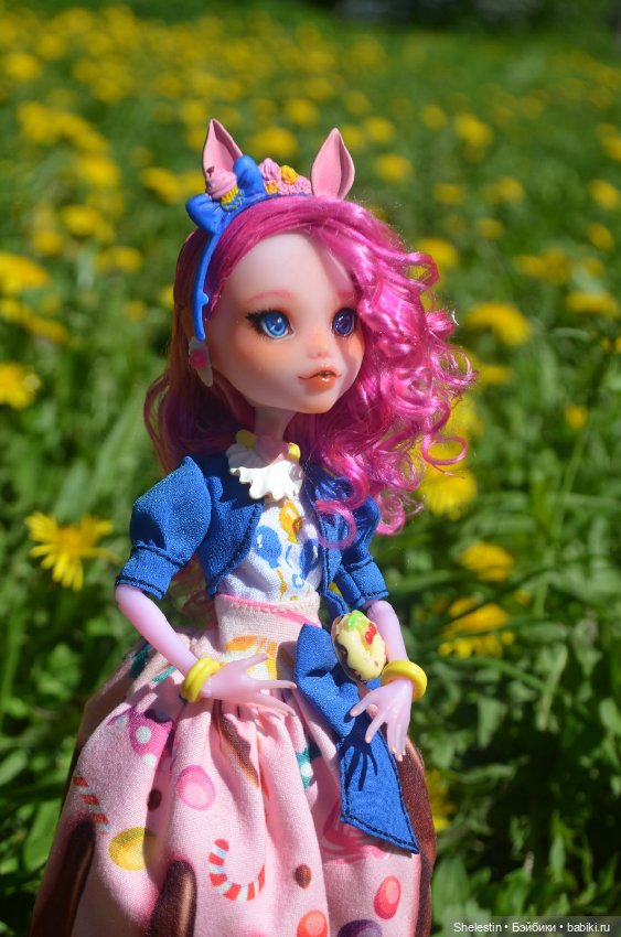 Пони-мания! : Пинки Пай — ООАК Monster High и Ever After High: репейнт (фото 2)