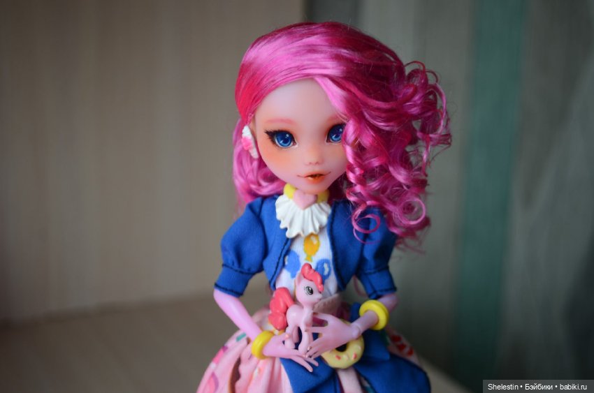 Пони-мания! : Пинки Пай — ООАК Monster High и Ever After High: репейнт (фото 4)