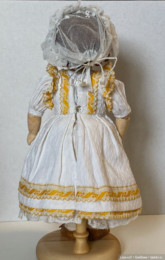 Еще один сарафан для антикварной куклы (фото 3)