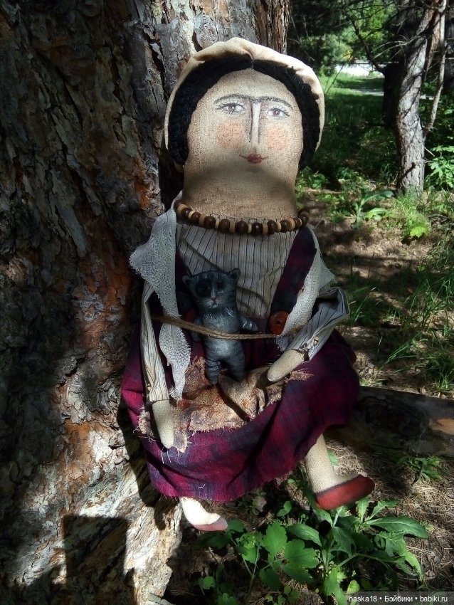 Мой друг, кот — Авторские текстильные куклы: Вальдорфские (фото 2)