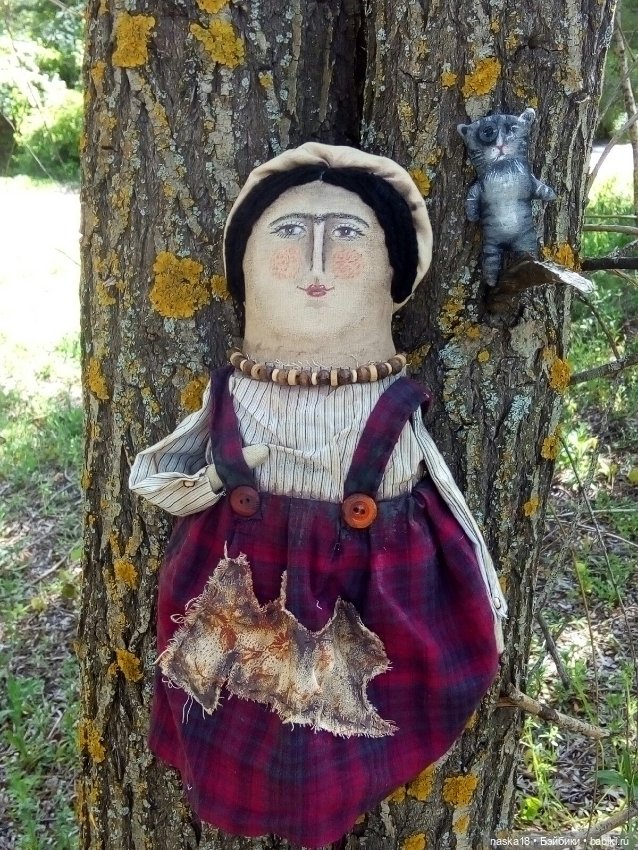 Мой друг, кот — Авторские текстильные куклы: Вальдорфские (фото 9)