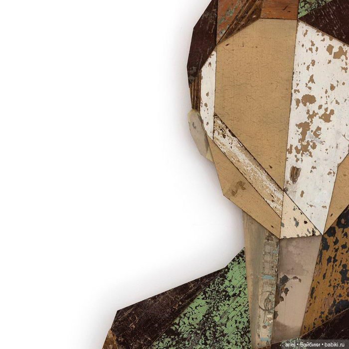 Деревянные граффити от Стефана Де Крока (Stefan De Croock) (фото 10)