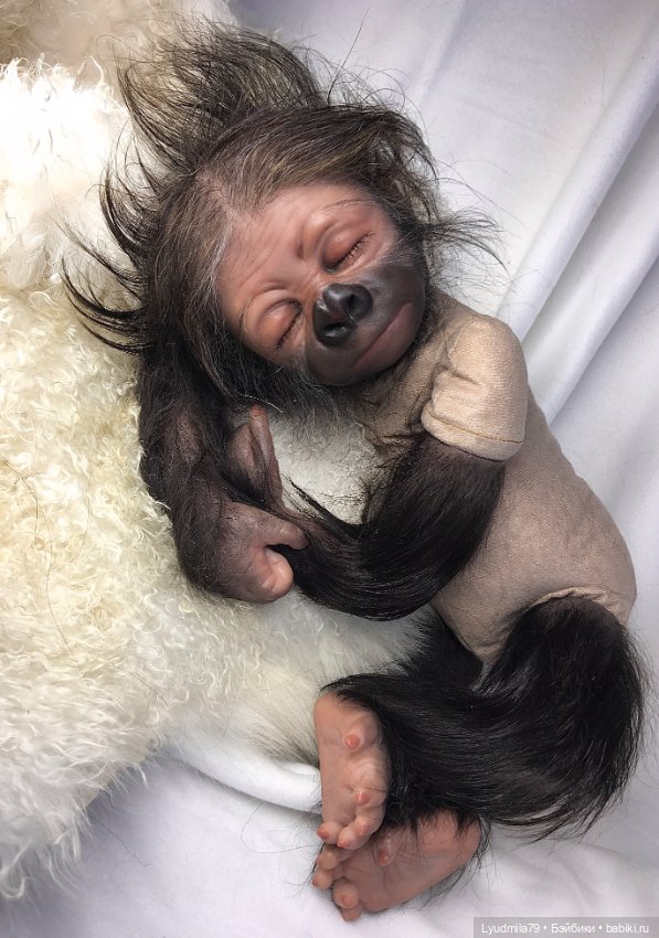 Мои любимые животные, реборн обезьянки