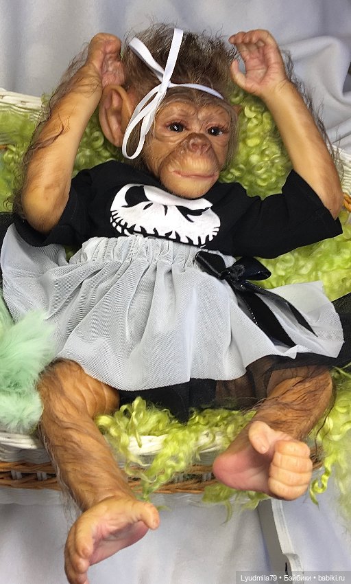 Мои любимые животные, реборн обезьянки (фото 9)