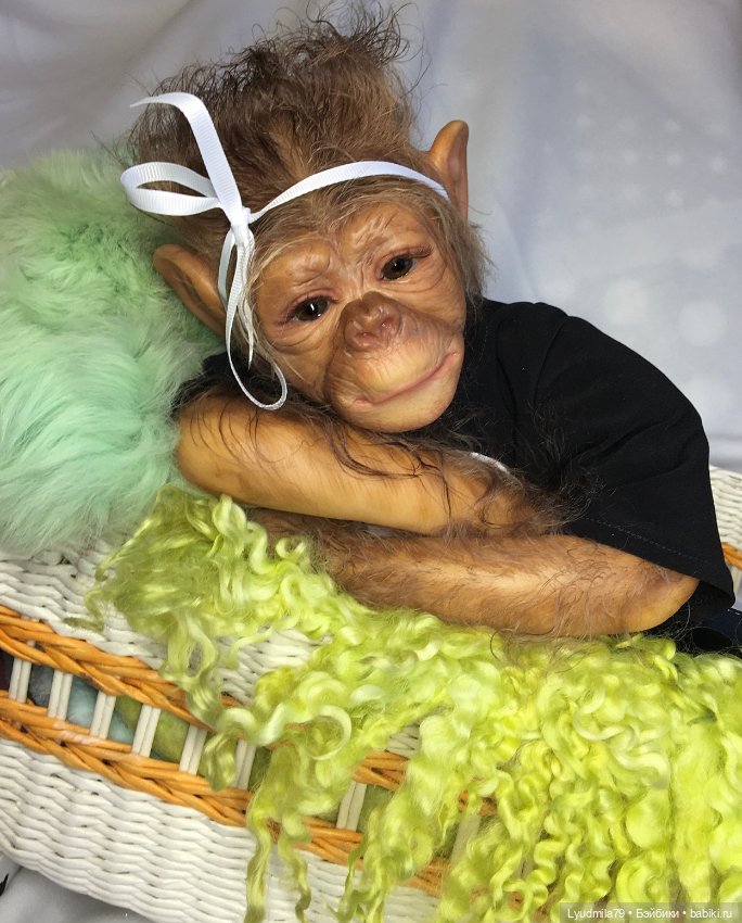 Мои любимые животные, реборн обезьянки