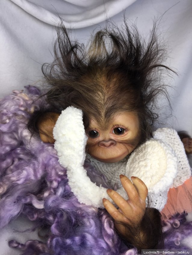 Мои любимые животные, реборн обезьянки (фото 10)