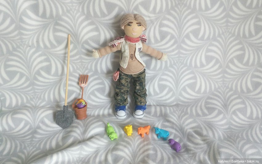 Юнилке, огород и размышления о куклах