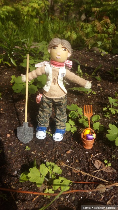 Юнилке, огород и размышления о куклах (фото 4)