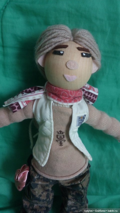 Юнилке, огород и размышления о куклах