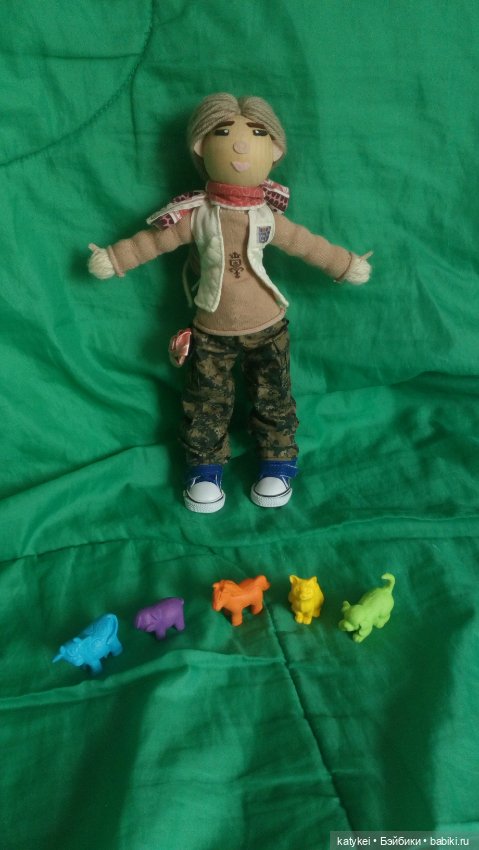 Юнилке, огород и размышления о куклах