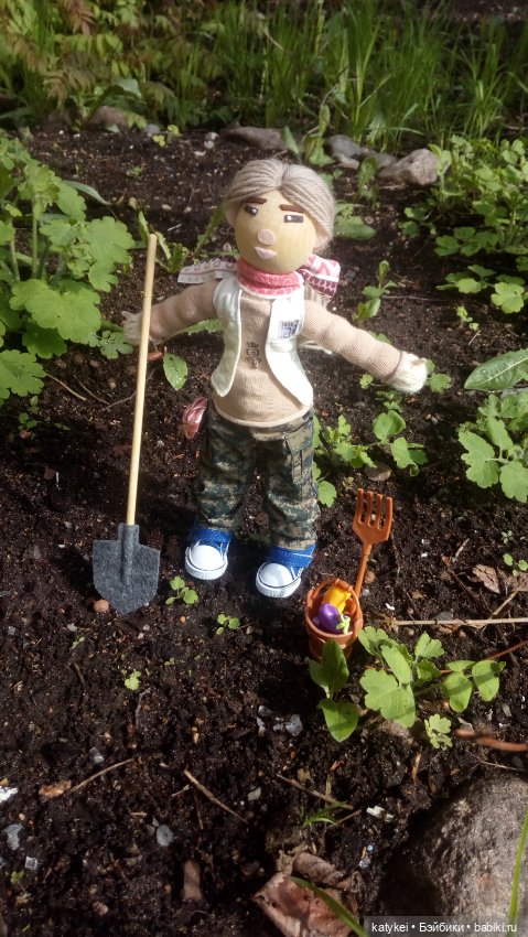 Юнилке, огород и размышления о куклах (фото 2)
