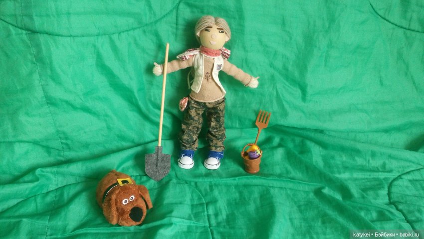 Юнилке, огород и размышления о куклах