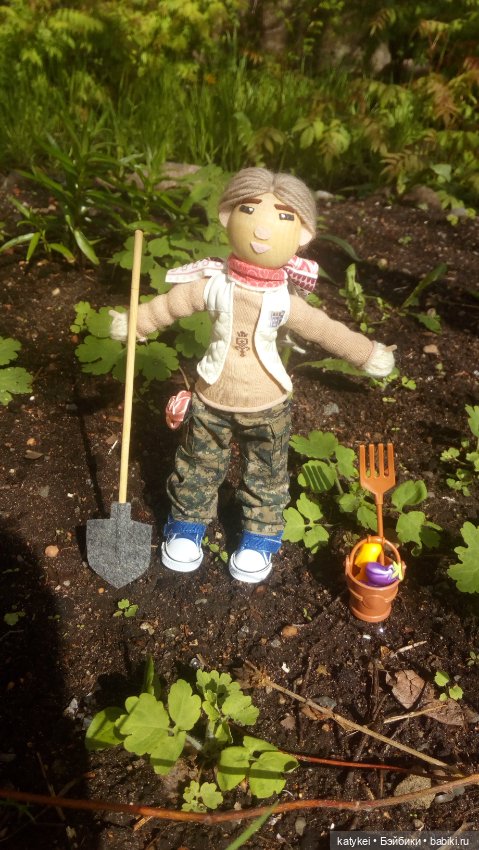 Юнилке, огород и размышления о куклах (фото 5)