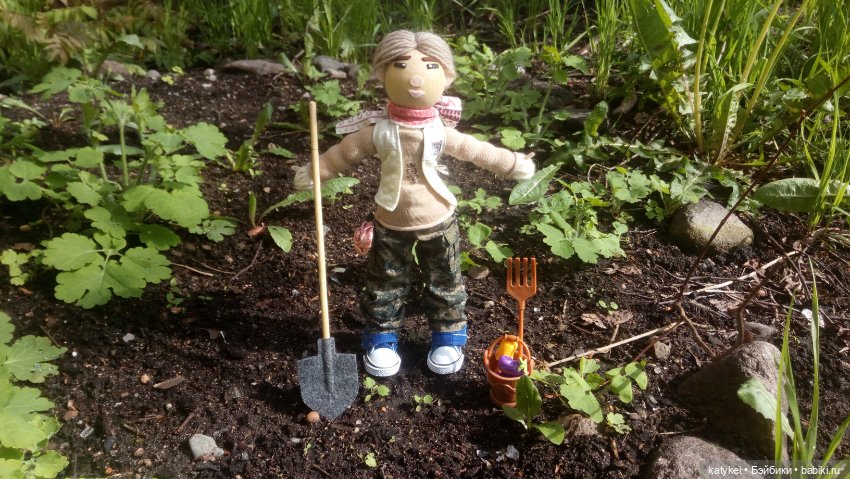 Юнилке, огород и размышления о куклах (фото 3)