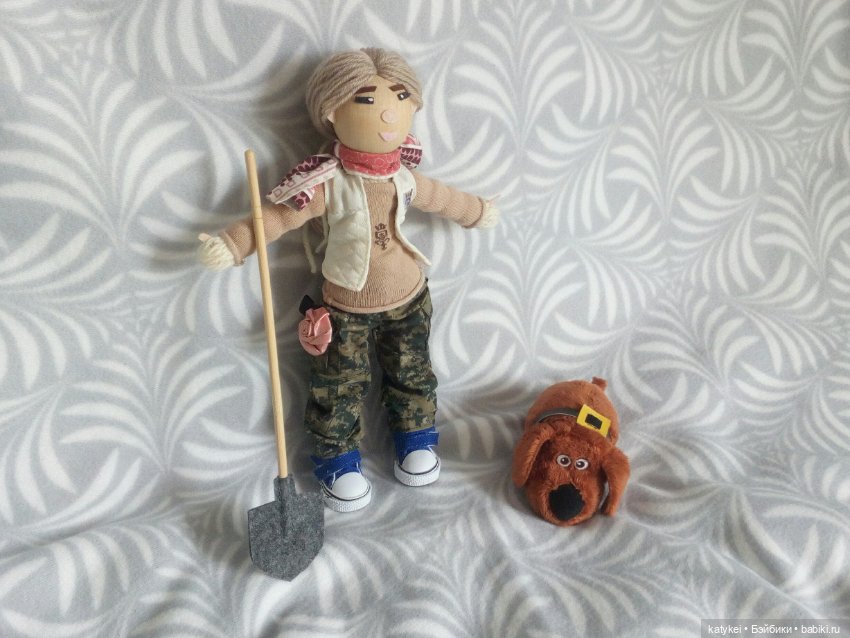 Юнилке, огород и размышления о куклах