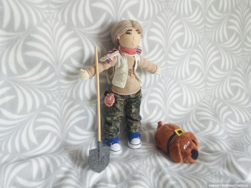 Юнилке, огород и размышления о куклах