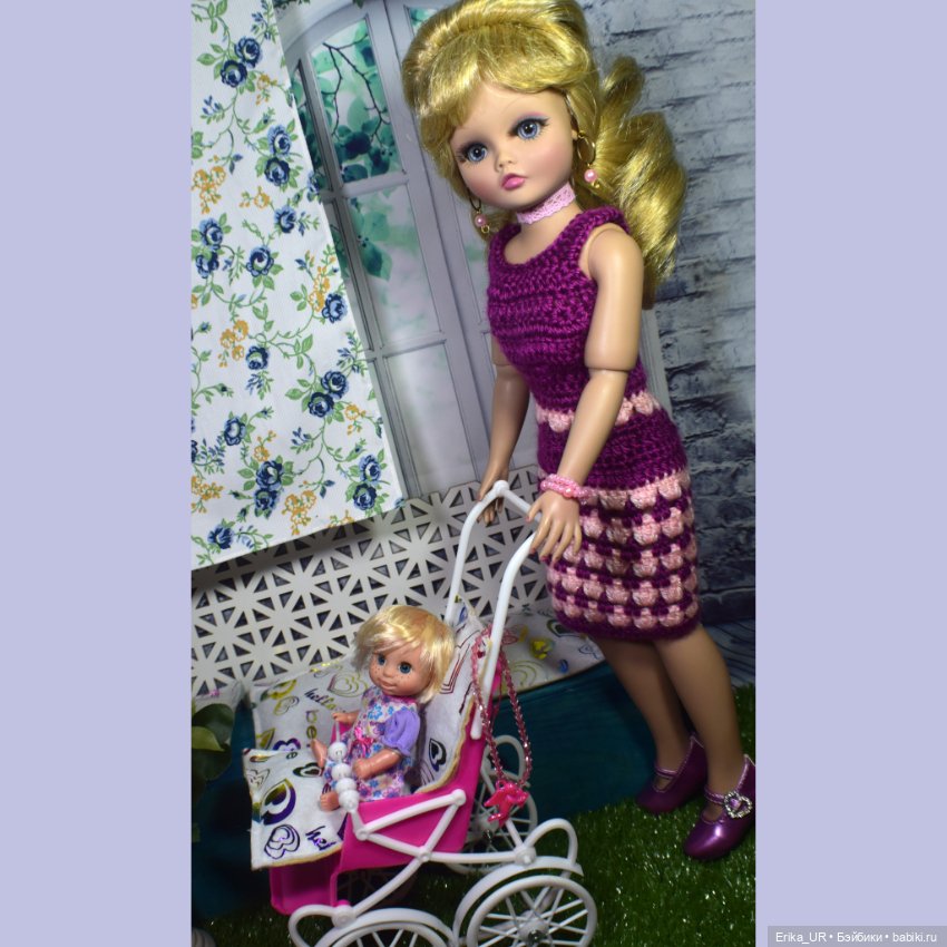 Перепись КуклоНаселения. Энси, Famosa, mini sister-Nancy, made-in-Spain, из-набора-игровая-площадка (фото 6)