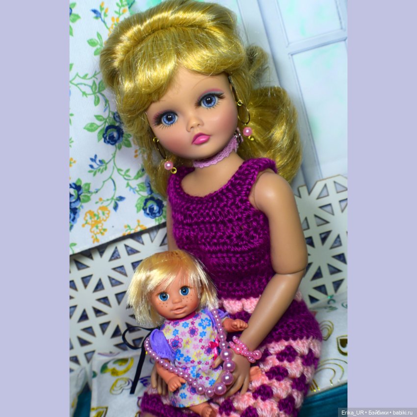 Перепись КуклоНаселения. Энси, Famosa, mini sister-Nancy, made-in-Spain, из-набора-игровая-площадка