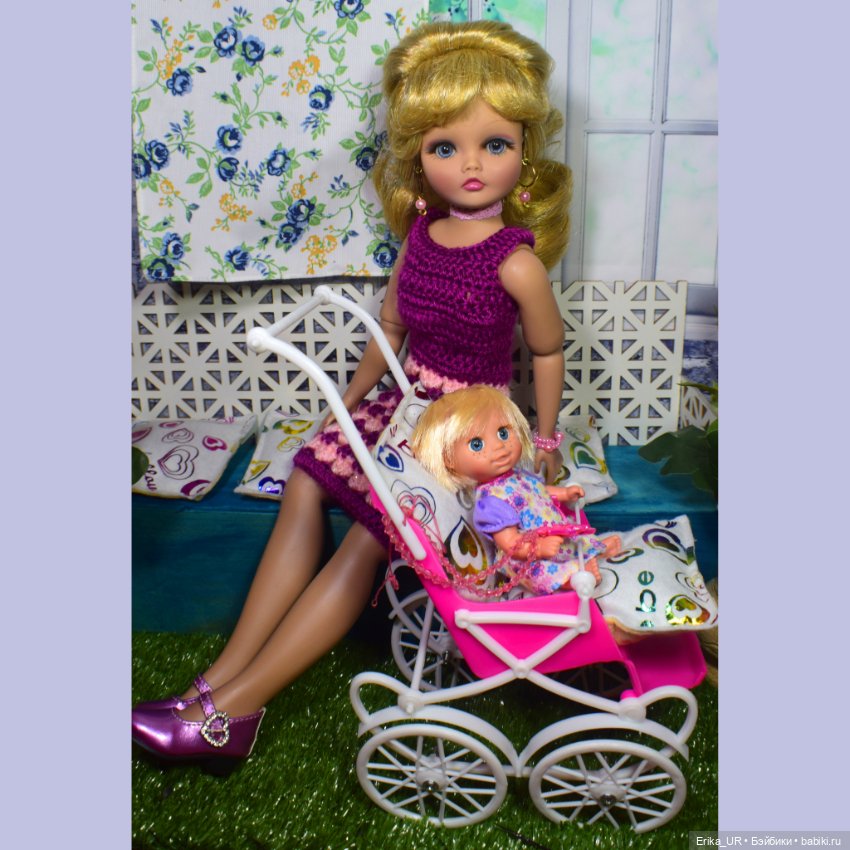 Перепись КуклоНаселения. Энси, Famosa, mini sister-Nancy, made-in-Spain, из-набора-игровая-площадка (фото 7)