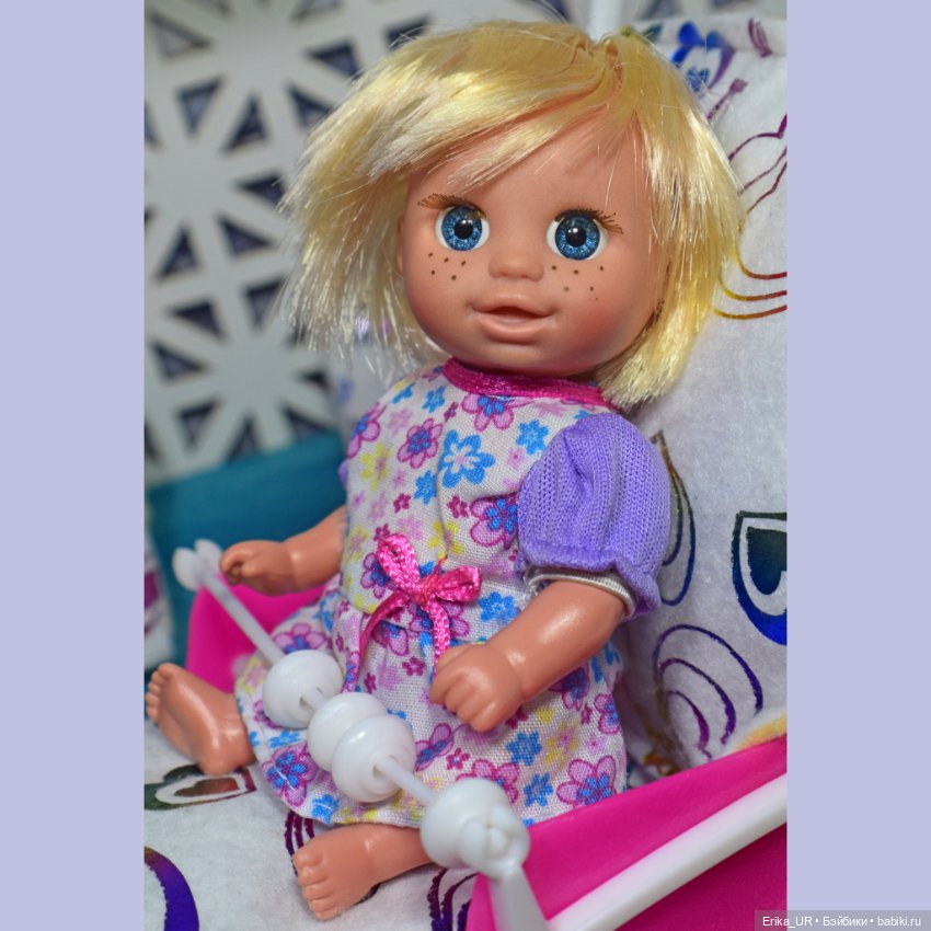 Перепись КуклоНаселения. Энси, Famosa, mini sister-Nancy, made-in-Spain, из-набора-игровая-площадка (фото 4)