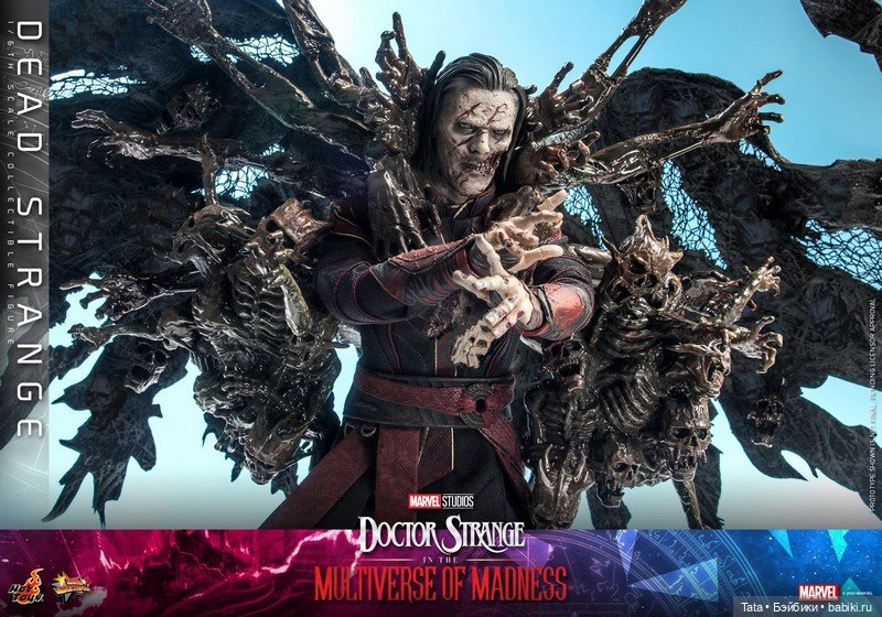 Hot Toys - Мёртвый Стрэндж в масштабе 1/6 по мотивам фильма «Доктор Стрэндж: В мультивселенной безумия» (фото 4)