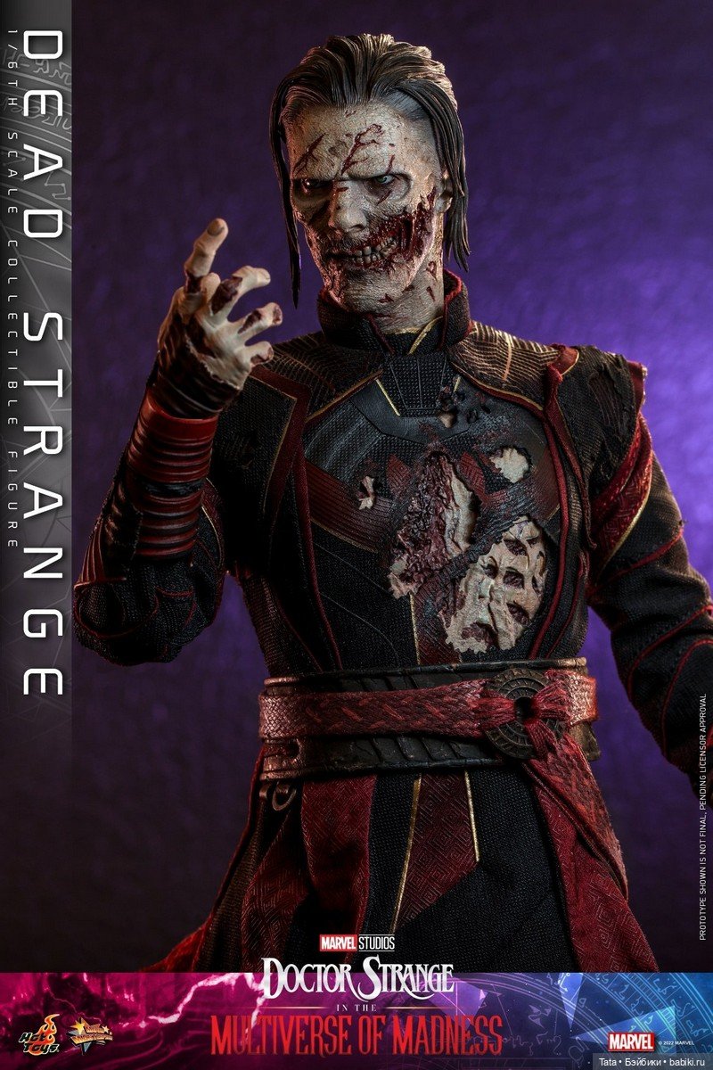 Hot Toys - Мёртвый Стрэндж в масштабе 1/6 по мотивам фильма «Доктор Стрэндж: В мультивселенной безумия» (фото 6)