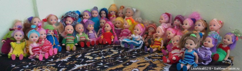 Моя коллекция маленьких куколок