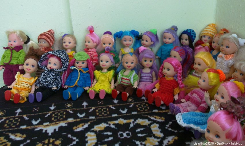 Моя коллекция маленьких куколок
