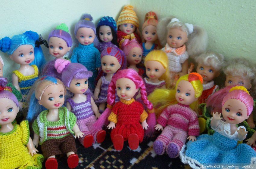 Моя коллекция маленьких куколок