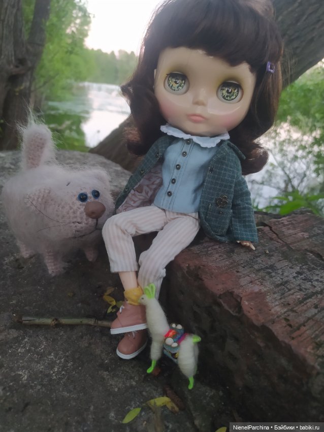 Диана и Васька, Прогулка — Куклы Blythe TBL (ТБЛ) и аналоги: Блюх (фото 2)