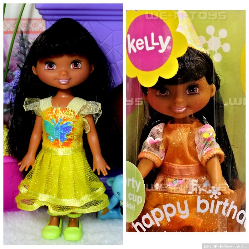 Перепись КуклоНаселения. 2 mini dolls Kelly-Club, lemonhead, Mattel, 2003