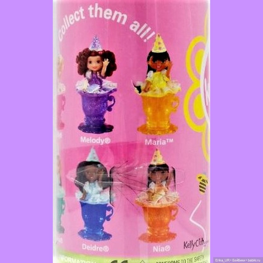 Перепись КуклоНаселения. 2 mini dolls Kelly-Club, lemonhead, Mattel, 2003