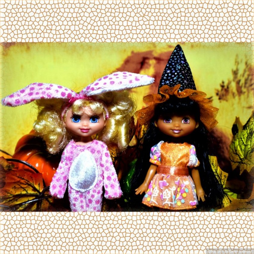 Перепись КуклоНаселения. 2 mini dolls Kelly-Club, lemonhead, Mattel, 2003