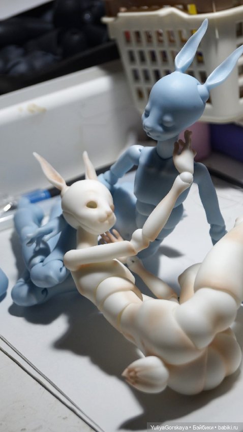 Наблюдение за процессом — Авторские шарнирные куклы своими руками: лепка (фото 2)