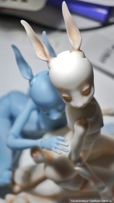 Наблюдение за процессом — Авторские шарнирные куклы своими руками: лепка (фото 8)