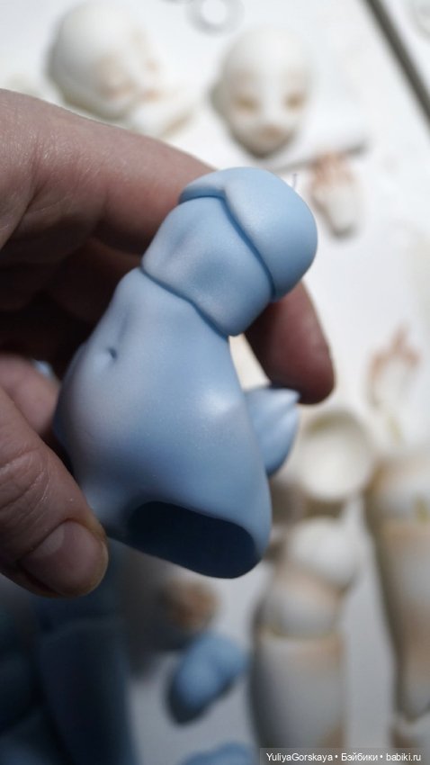 Наблюдение за процессом — Авторские шарнирные куклы своими руками: лепка (фото 5)