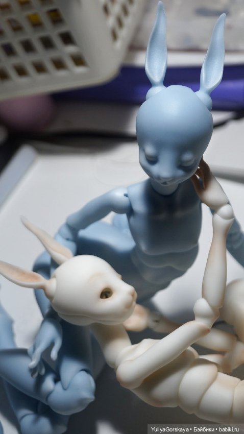 Наблюдение за процессом — Авторские шарнирные куклы своими руками: лепка (фото 3)