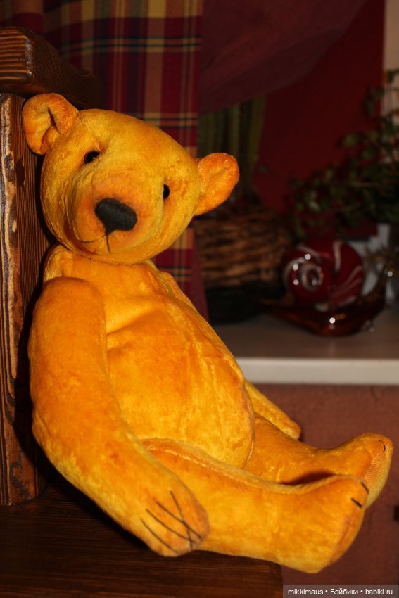 Цвет настроения - желтый — Авторские мишки Тедди и друзья: фото