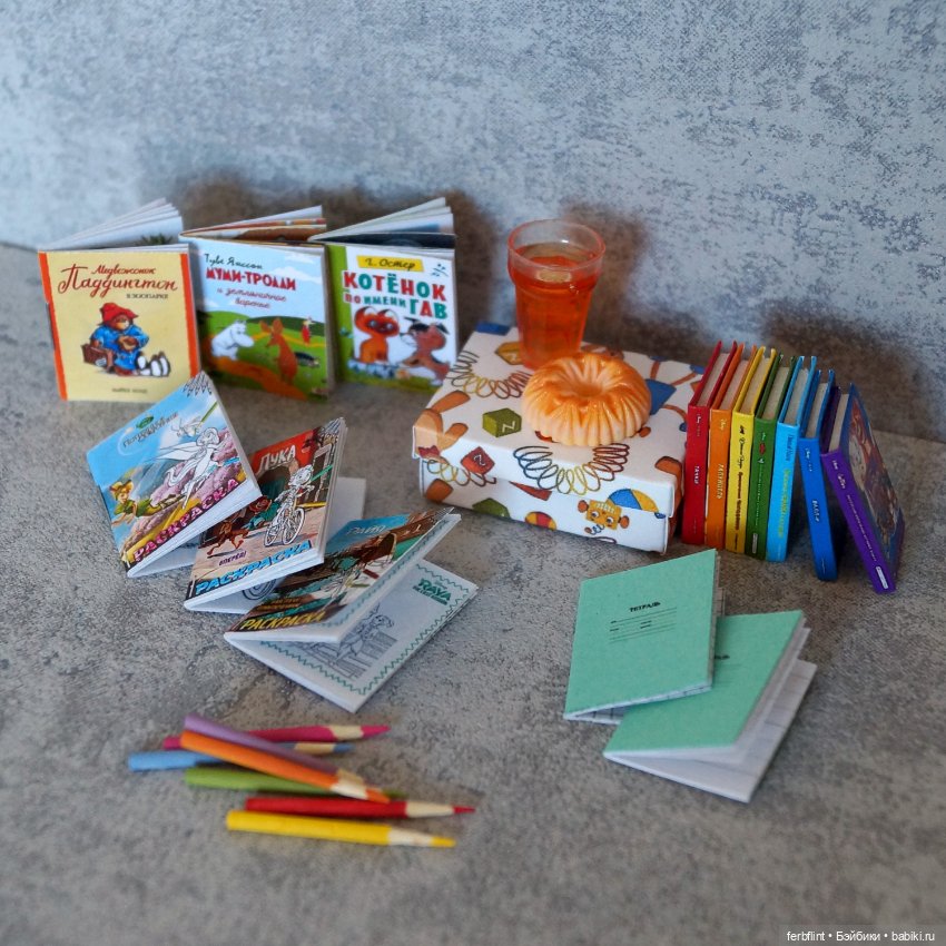 Проба "мини пера" — Кукольная миниатюра своими руками: еда