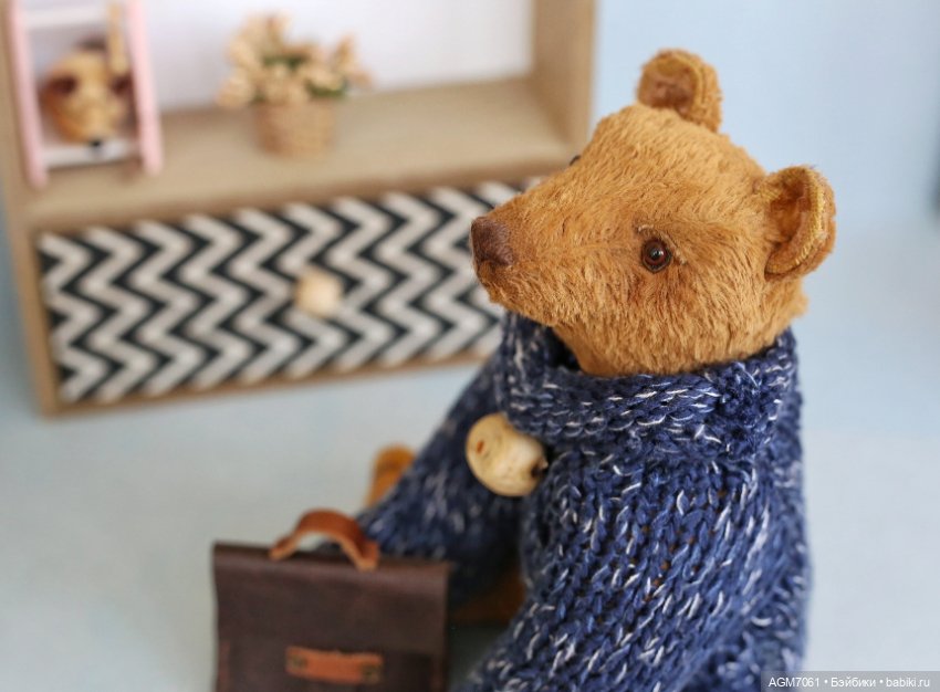Мишка Тедди в свитере — Авторские мишки Тедди и друзья: фото (фото 6)