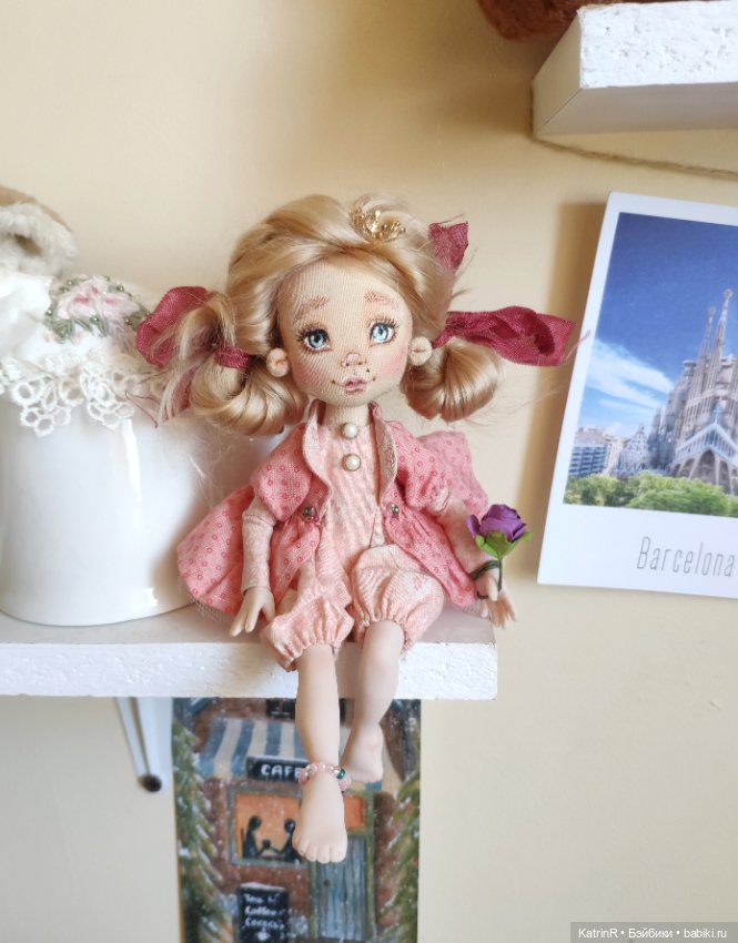 Принсесса👑 — Авторские текстильные куклы: Вальдорфские (фото 6)