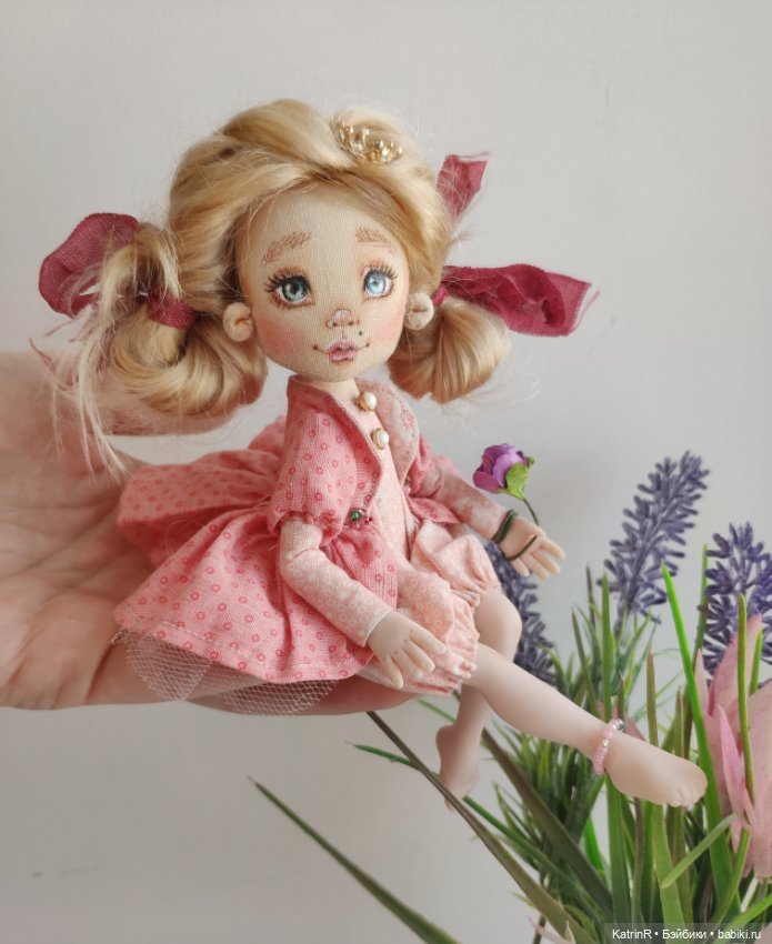 Принсесса👑 — Авторские текстильные куклы: Вальдорфские (фото 5)