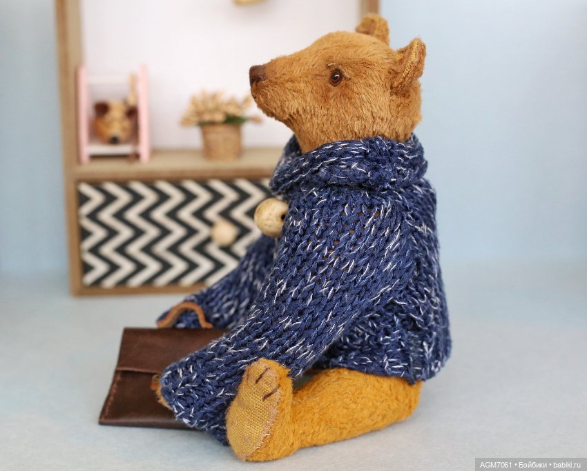 Мишка Тедди в свитере — Авторские мишки Тедди и друзья: фото (фото 7)