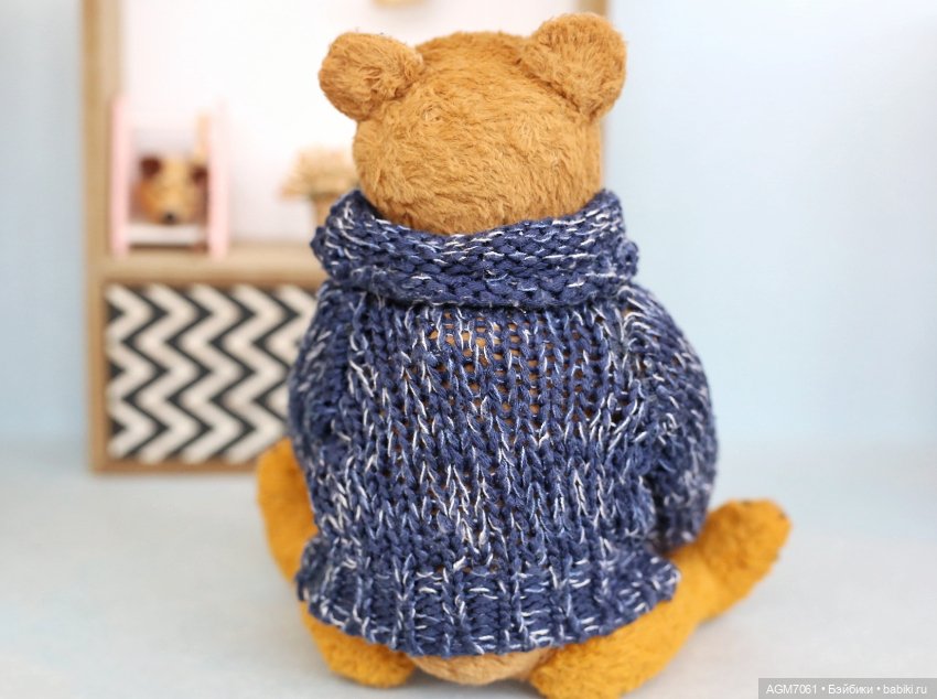Мишка Тедди в свитере — Авторские мишки Тедди и друзья: фото (фото 5)