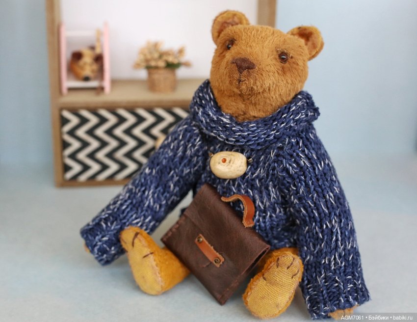 Мишка Тедди в свитере — Авторские мишки Тедди и друзья: фото (фото 8)